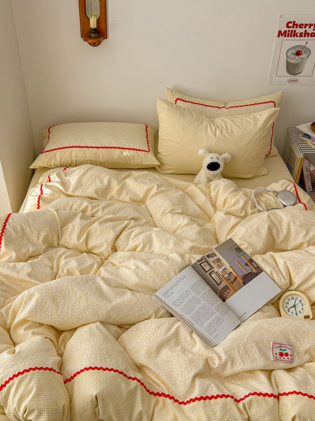 Garden Panel Patchwork Bedding Set original reference image 4
