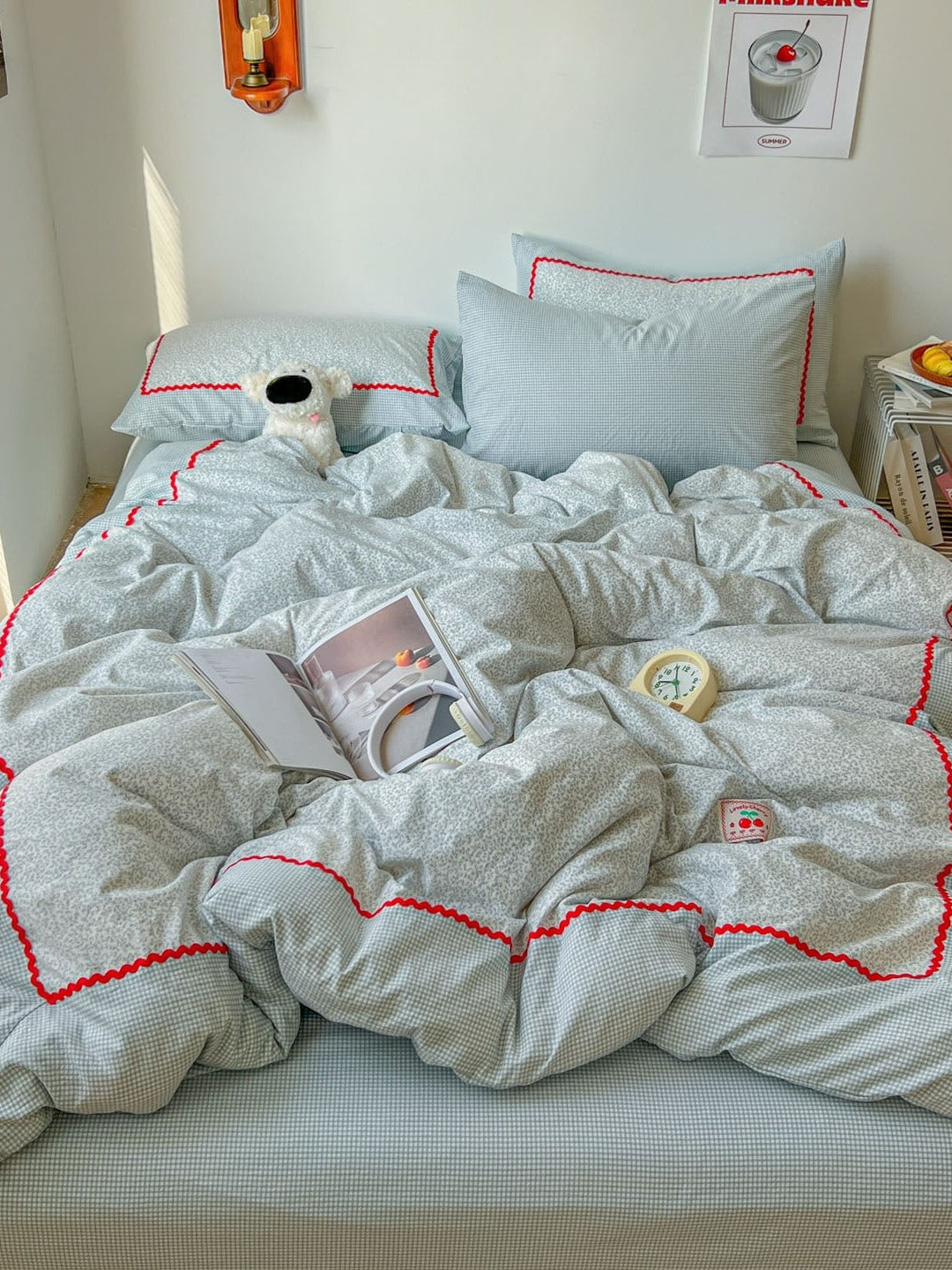 Garden Panel Patchwork Bedding Set original reference image 12