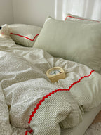 Garden Panel Patchwork Bedding Set original reference image 26