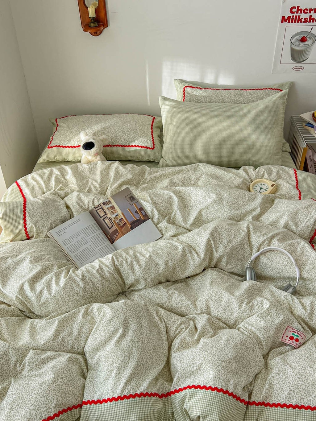 Garden Panel Patchwork Bedding Set original reference image 28