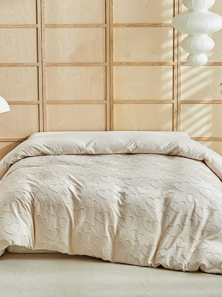 Heartline Clip-Jacquard Bedding Set original reference image 3
