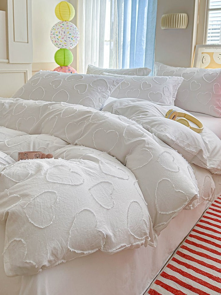 Heartline Clip-Jacquard Bedding Set original reference image 13