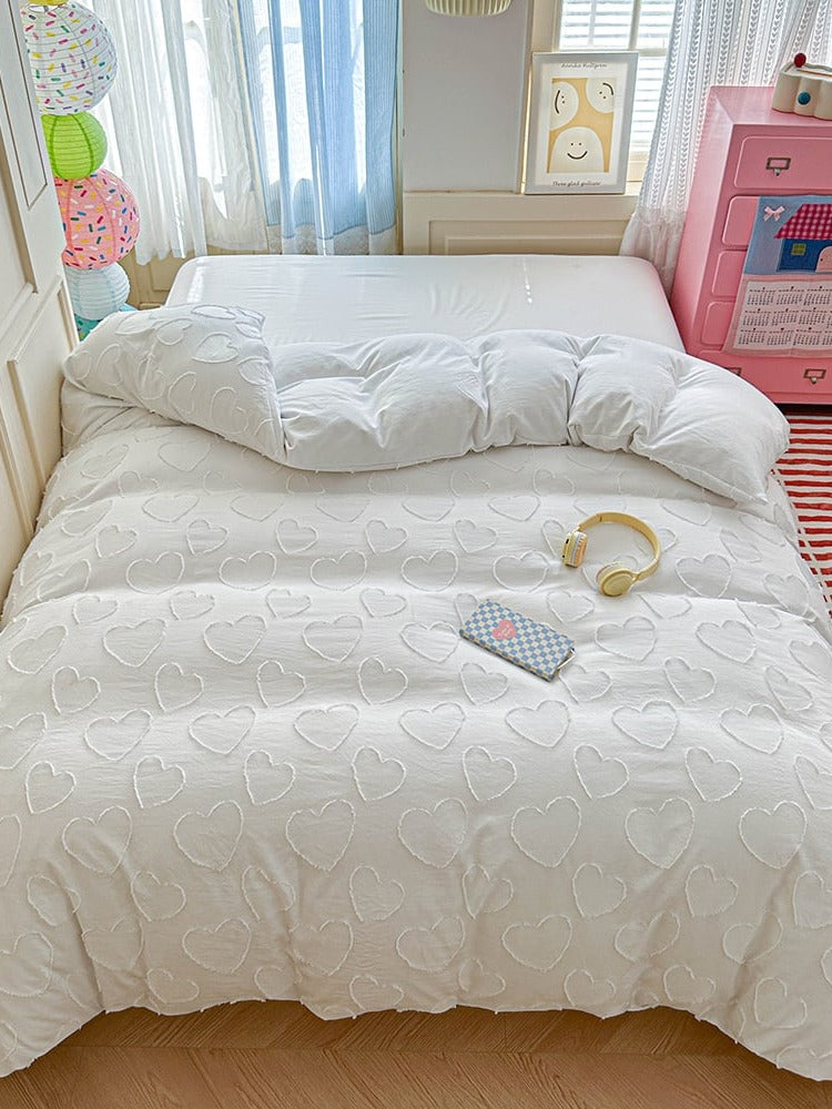 Heartline Clip-Jacquard Bedding Set original reference image 16