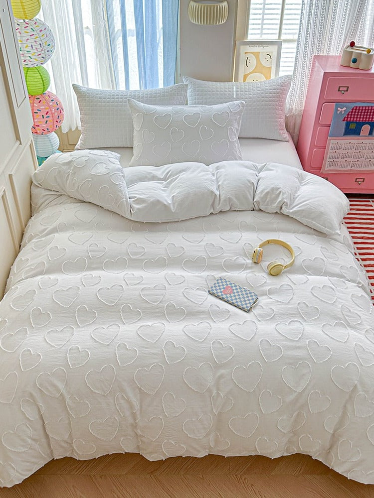 Heartline Clip-Jacquard Bedding Set original reference image 17