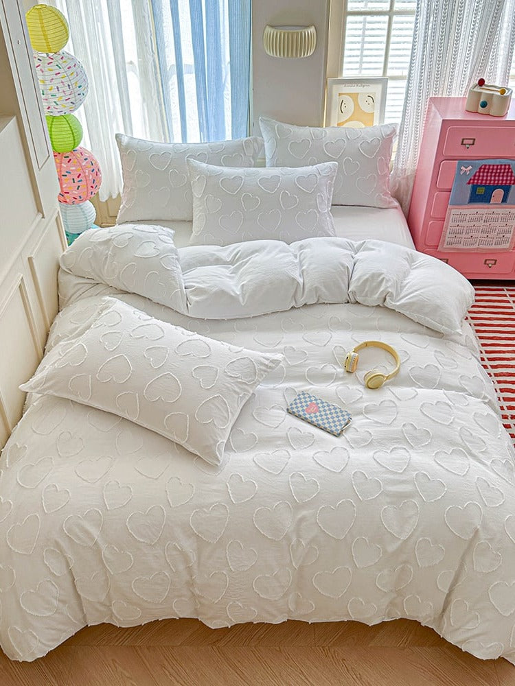 Heartline Clip-Jacquard Bedding Set original reference image 18