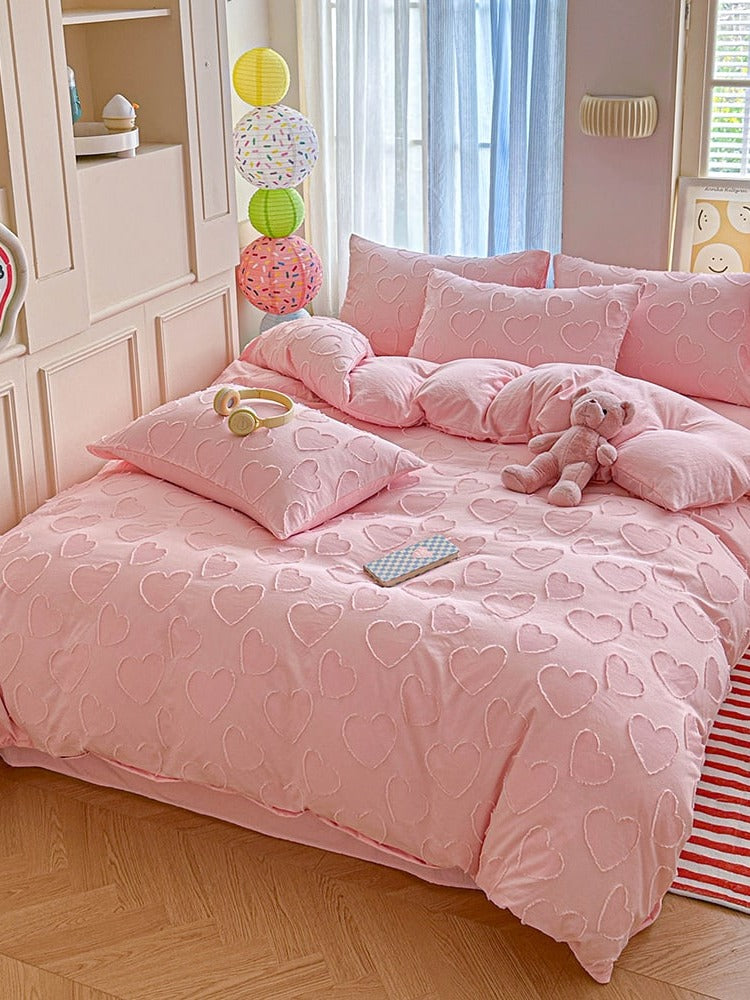 Heartline Clip-Jacquard Bedding Set original reference image 22