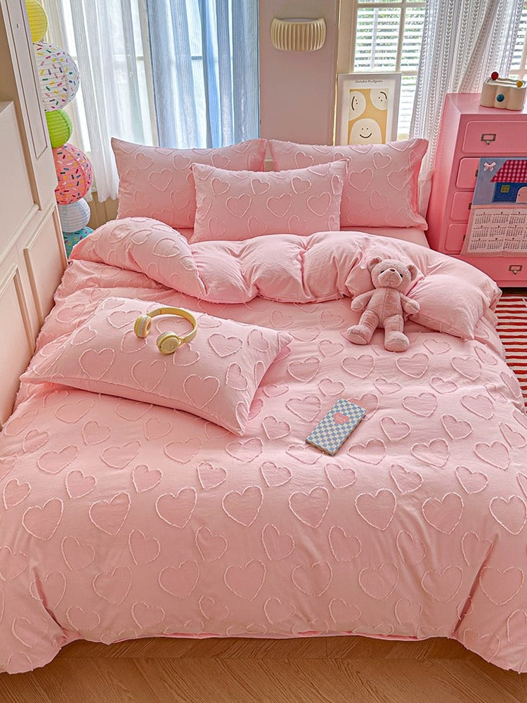 Heartline Clip-Jacquard Bedding Set original reference image 24