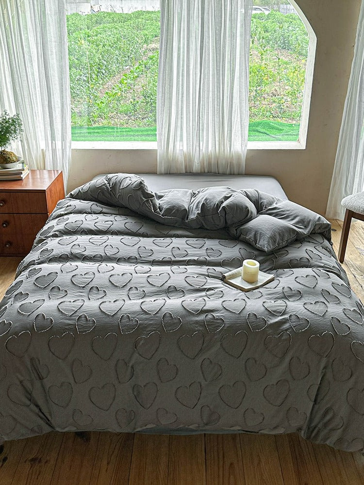 Heartline Clip-Jacquard Bedding Set original reference image 27