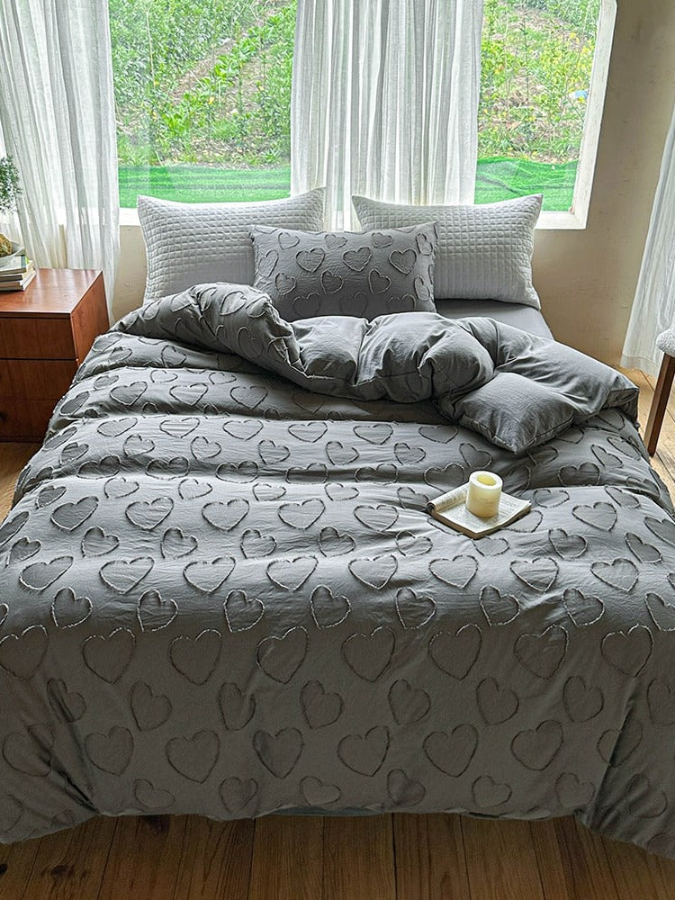 Heartline Clip-Jacquard Bedding Set original reference image 28