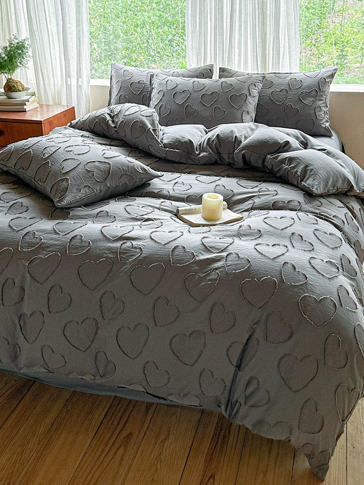 Heartline Clip-Jacquard Bedding Set original reference image 29