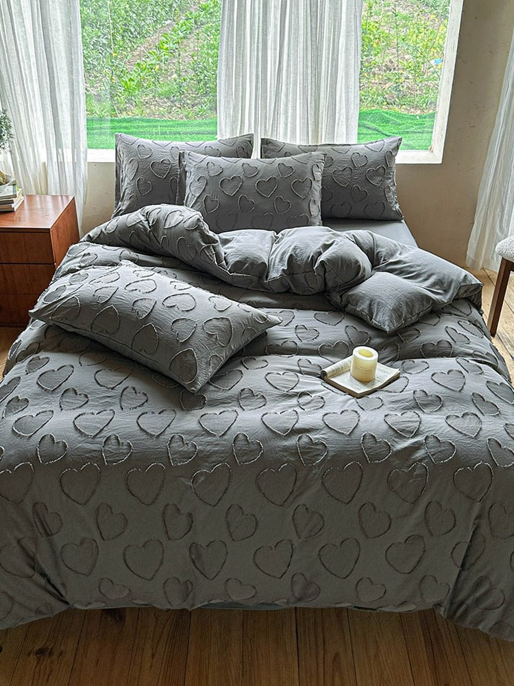 Heartline Clip-Jacquard Bedding Set original reference image 30