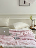 Houndstooth Sherpa Throw Blanket original reference image 8