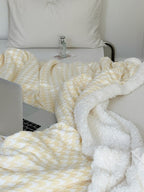 Houndstooth Sherpa Throw Blanket original reference image 19