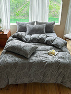 Leafwork Clip-Jacquard Bedding Set original reference image 24
