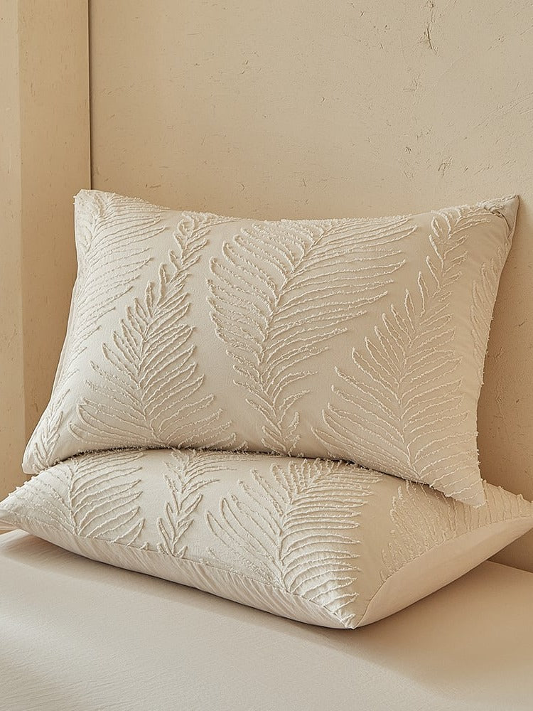 Leafwork Clip-Jacquard Bedding Set original reference image 26