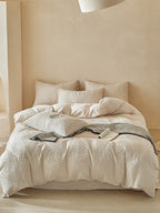Leafwork Clip-Jacquard Bedding Set original reference image 27