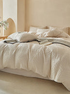 Leafwork Clip-Jacquard Bedding Set original reference image 29