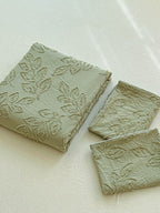 Leafwork Clip-Jacquard Bedding Set original reference image 32