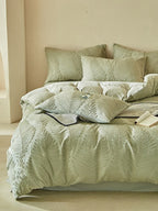 Leafwork Clip-Jacquard Bedding Set original reference image 39