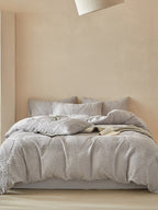 Leafwork Clip-Jacquard Bedding Set original reference image 48
