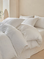 Leafwork Clip-Jacquard Bedding Set original reference image 55