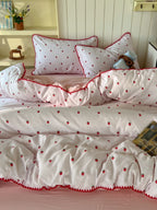 Meadow Embroidered Double-Gauze Duvet Cover Set original reference image 28