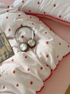 Meadow Embroidered Double-Gauze Duvet Cover Set original reference image 29