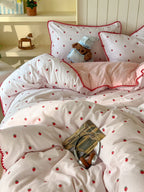 Meadow Embroidered Seersucker Clip-Jacquard Bedding Set original reference image 30