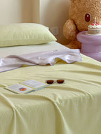 Pineapple Waffle Plush Throw Blanket original reference image 12