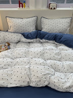 Puff Heart Seersucker Duvet Cover Set original reference image 6