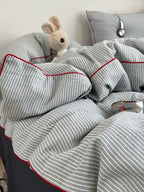 Quiet Piping Colorblock Bedding Set original reference image 32