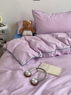Quiet Piping Colorblock Bedding Set original reference image 55