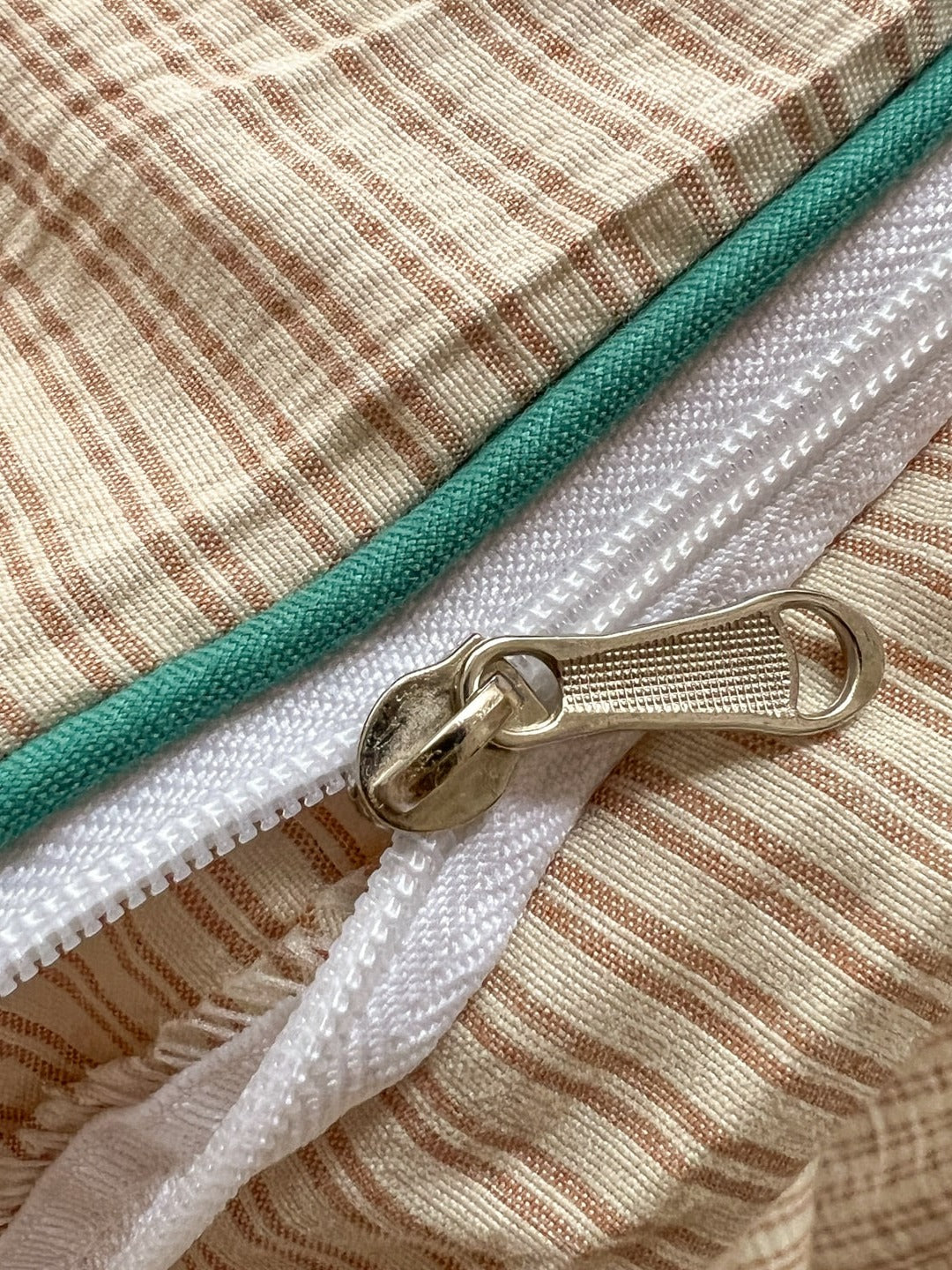 Quiet Piping Colorblock Duvet Cover Set original reference image 23