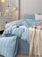 Quiet Stripe Seersucker Bedding Set original reference image 14