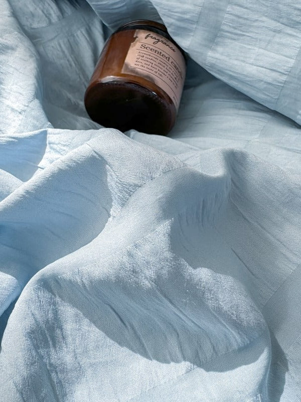 Quiet Stripe Seersucker Bedding Set original reference image 15