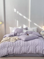 Quiet Stripe Seersucker Bedding Set original reference image 24
