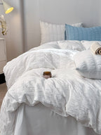 Quiet Stripe Seersucker Bedding Set original reference image 29