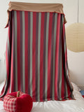 Retro Stripe Thermal Fleece Throw Blanket original reference image 8
