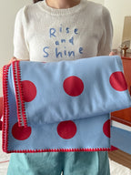 Retro Stripe Thermal Fleece Throw Blanket original reference image 32