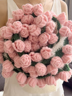 Rose Bouquet Knit Throw Blanket original reference image 5