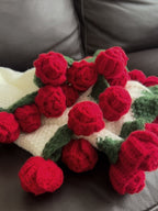 Rose Bouquet Knit Throw Blanket original reference image 9