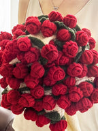 Rose Bouquet Knit Throw Blanket original reference image 14