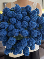 Rose Bouquet Knit Throw Blanket original reference image 17