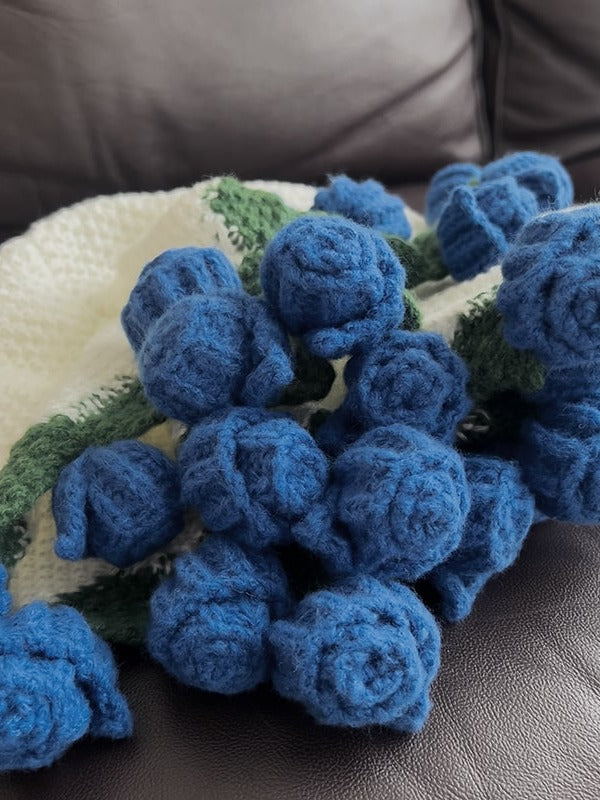 Rose Bouquet Knit Throw Blanket original reference image 18