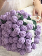 Rose Bouquet Knit Throw Blanket original reference image 29