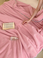 Scallop Edge Sherpa Throw Blanket original reference image 14