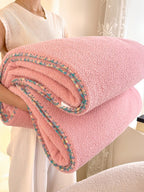 Scallop Edge Sherpa Throw Blanket original reference image 18