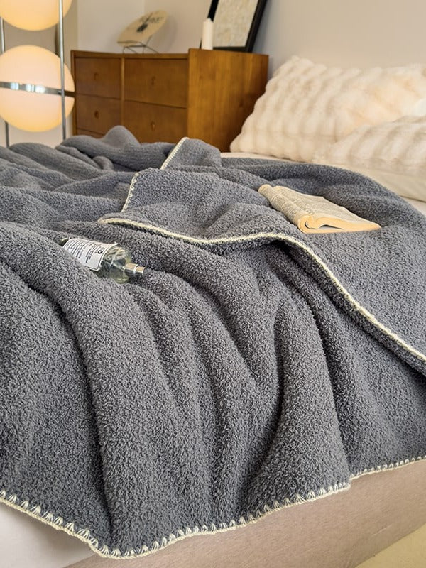 Scallop Edge Sherpa Throw Blanket original reference image 20