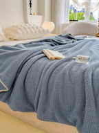 Scallop Edge Sherpa Throw Blanket original reference image 25