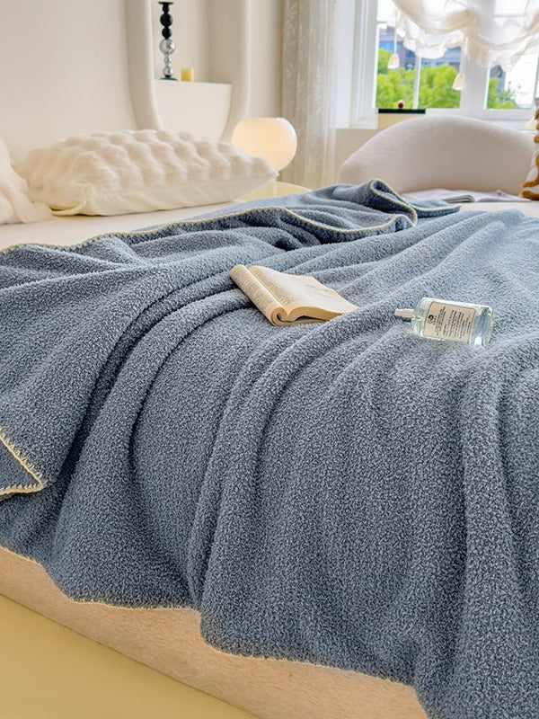 Scallop Edge Sherpa Throw Blanket original reference image 25